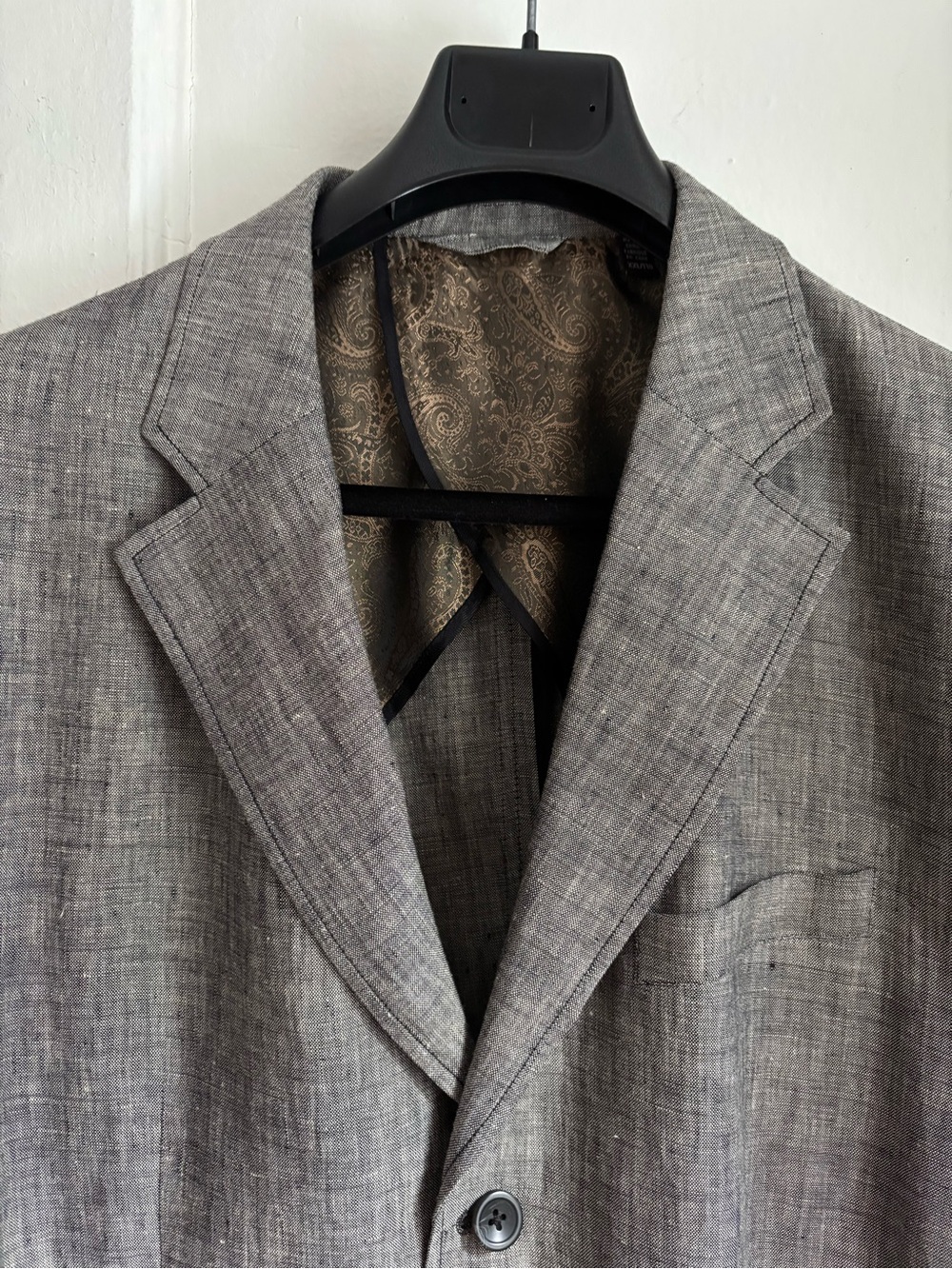 NWOT Joseph Abboud Men's Light Gray Linen Blazer Size XXL/TTG